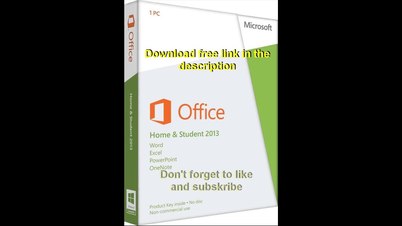 Microsoft Office Home And Student 2013 Download Free